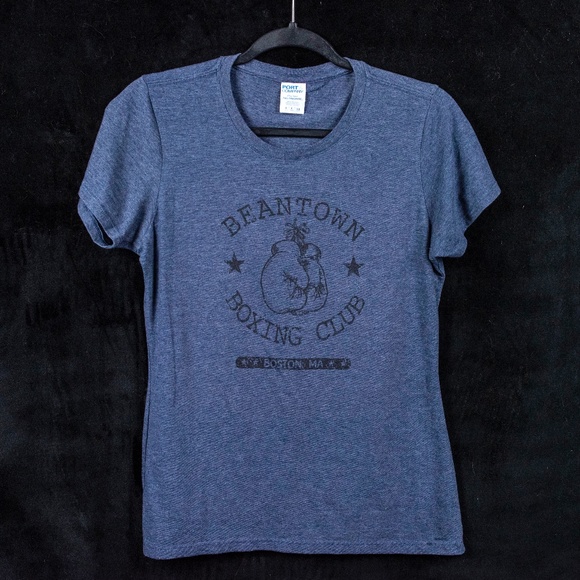 Blue Boston Boxing T-Shirt Size P - Picture 1 of 3